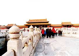 Forbidden City in Beijing - Gate of Supreme Harmony